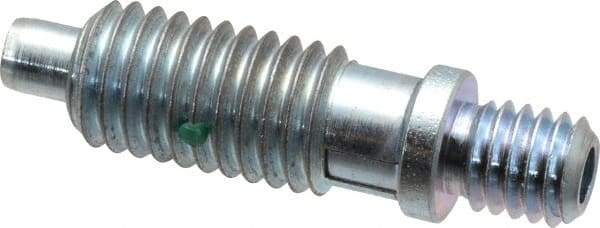 Gibraltar - 1/2-13, 7/8" Thread Length, 1/4" Max Plunger Diam, 2.5 Lb Init to 10 Lb Final End Force, Locking Knob Handle Plunger - Knobless Threaded Stud, 1-1/8" Length Under Head/Shoulder, 1/4" Plunger Projection - Apex Tool & Supply