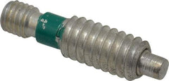Gibraltar - 1/4-20, 1/2" Thread Length, 1/8" Max Plunger Diam, 0.5 Lb Init to 2.5 Lb Final End Force, Knob Handle Plunger - Knobless Threaded Stud, 1/8" Length Under Head/Shoulder, 1/8" Plunger Projection - Apex Tool & Supply