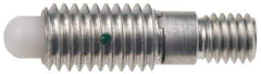 Gibraltar - 5/16-18, 5/8" Thread Length, 0.179" Max Plunger Diam, 0.75 Lb Init to 3 Lb Final End Force, Knob Handle Plunger - Knobless Threaded Stud, 13/16" Body Length, 3/16" Length Under Head/Shoulder, 3/16" Plunger Projection - Apex Tool & Supply