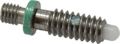 Gibraltar - 1/4-20, 1/2" Thread Length, 0.144" Max Plunger Diam, 0.5 Lb Init to 1.5 Lb Final End Force, Locking Knob Handle Plunger - Knobless Threaded Stud, 5/8" Length Under Head/Shoulder, 1/8" Plunger Projection - Apex Tool & Supply