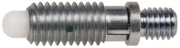 Gibraltar - 3/8-16, 3/4" Thread Length, 0.216" Max Plunger Diam, 0.75 Lb Init to 3 Lb Final End Force, Locking Knob Handle Plunger - Knobless Threaded Stud, 31/32" Length Under Head/Shoulder, 7/32" Plunger Projection - Apex Tool & Supply