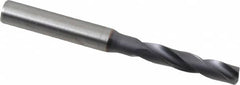 Kennametal - 1/4" 180° Spiral Flute Solid Carbide Screw Machine Drill Bit - Apex Tool & Supply