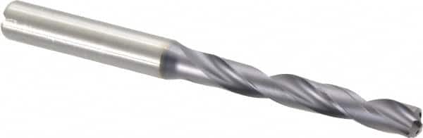 Kennametal - Letter E (1/4) 140° Solid Carbide Jobber Drill - Apex Tool & Supply