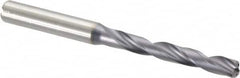 Kennametal - Letter E (1/4) 140° Solid Carbide Jobber Drill - Apex Tool & Supply