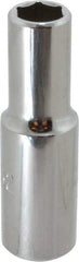 Proto - 11/32", 3/8" Drive, Deep Hand Socket - 6 Points, 2-1/8" OAL, Alloy Steel, Chrome Finish - Apex Tool & Supply