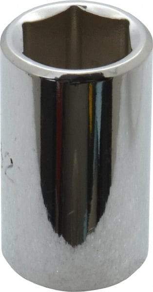 Proto - 19/32", 1/2" Drive, Standard Hand Socket - 6 Points, 1-1/2" OAL, Alloy Steel, Chrome Finish - Apex Tool & Supply