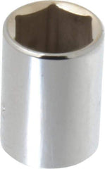 Proto - 25/32", 1/2" Drive, Standard Hand Socket - 6 Points, 1-1/2" OAL, Alloy Steel, Chrome Finish - Apex Tool & Supply