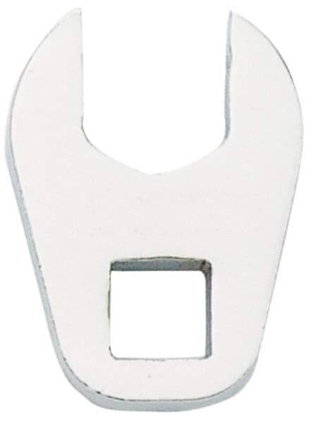 Proto - 10mm 1/4" Drive Chrome Crowfoot Wrench - 49/64" Head Diam x 0.218" Head Thickness, 1.05" OAL - Apex Tool & Supply