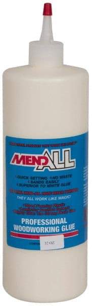 MendAll - 32 oz Bottle Yellow Wood Glue - Apex Tool & Supply