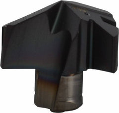 Iscar - Series ICM, 0.799" Diam Grade IC908 140° Replaceable Drill Tip - Carbide, TiAlN Finish, 20 Seat Size, Through Coolant - Apex Tool & Supply