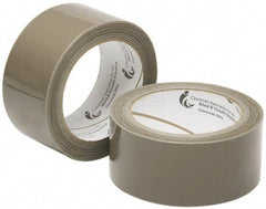 Ability One - 2" x 60 Yd Tan Hot Melt Adhesive Sealing Tape - Polypropylene Film Backing, 3.1 mil Thick - Apex Tool & Supply