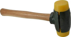 Garland - 4 Lb Head 2" Face Plastic Split Head Hammer - Wood Handle - Apex Tool & Supply