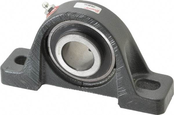 Browning - 1-1/4" ID, 6-3/4" OAL x 3-11/16" OAH Pillow Block Air Handling - 3,493 Lb Static Cap, 5,782 Lb Dyn Cap, 5" Btw Mnt Hole Ctrs, 1-7/8" Base-to-Ctr Ht, Cast Iron - Apex Tool & Supply