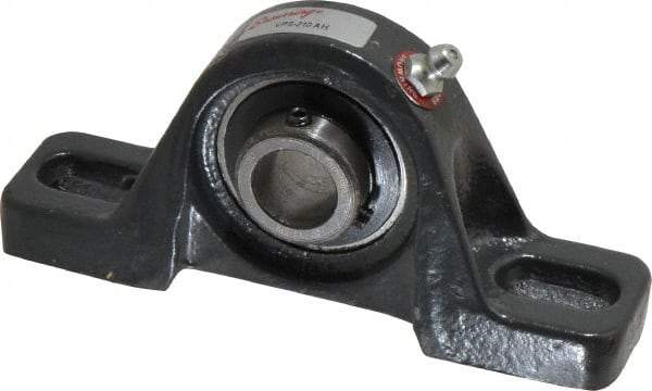 Browning - 5/8" ID, 4-7/8" OAL x 2-7/32" OAH Pillow Block Air Handling - 1,444 Lb Static Cap, 2,611 Lb Dyn Cap, 3-7/16" Btw Mnt Hole Ctrs, 1-3/16" Base-to-Ctr Ht, Cast Iron - Apex Tool & Supply