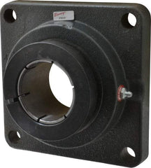 Browning - 2-7/16" ID, 6-7/8" OAL x 6-7/8" OAH 4-Bolt Flange - 8,150 Lb Static Cap, 11,789 Lb Dyn Cap, 5-5/8" Btw Mnt Hole Ctrs, Cast Iron - Apex Tool & Supply