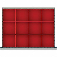 LISTA - 12-Compartment Drawer Divider Layout for 3.15" High Drawers - Apex Tool & Supply