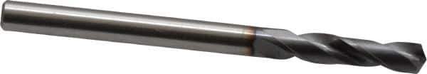 OSG - 5/32" 130° Spiral Flute Powdered Metal Screw Machine Drill Bit - TiCN Finish, Right Hand Cut, 22mm Flute Length, 54mm OAL, Standard Point, Straight Shank - Apex Tool & Supply