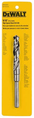 DeWALT - 7/8" Drill Bit, 1/2" Shank Diam, 118°, High Speed Steel Silver & Deming Reduced Shank Drill Bit - Apex Tool & Supply