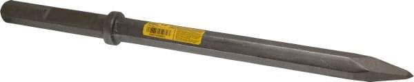 DeWALT - 20" OAL, 1-1/8" Shank Diam, Point Chisel - Hex Drive, Hex Shank, Steel - Apex Tool & Supply