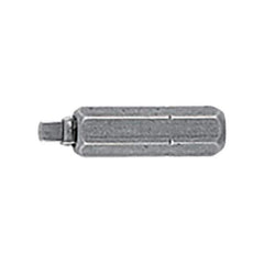 DeWALT - 1/4" Drive, #2 Square Recess Screwdriver Bit - 1" OAL - Apex Tool & Supply