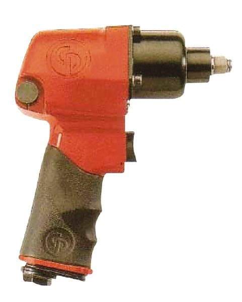 Chicago Pneumatic - 3/8" Drive, 6,800 RPM, 180 Ft/Lb Torque Impact Wrench - Pistol Grip Handle, 1,800 IPM, 14 CFM, 90 psi, 1/4" NPT Inlet - Apex Tool & Supply