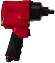 Chicago Pneumatic - 1/2" Drive, 6,400 RPM, 525 Ft/Lb Torque Impact Wrench - Pistol Grip Handle, 1,320 IPM, 25 CFM, 90 psi, 1/4" NPT Inlet - Apex Tool & Supply