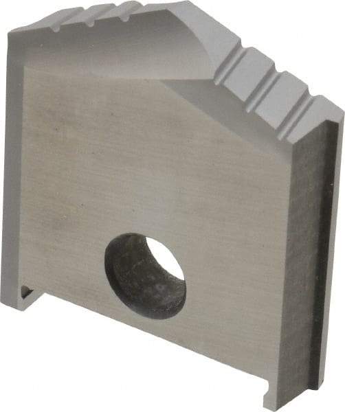 Allied Machine and Engineering - 1-5/16" Diam x 3/8" Thick, Seat Code B, 130° Included Angle Spade Drill Insert - Uncoated Powdered Metal, Powdered Metal, Series B - Apex Tool & Supply