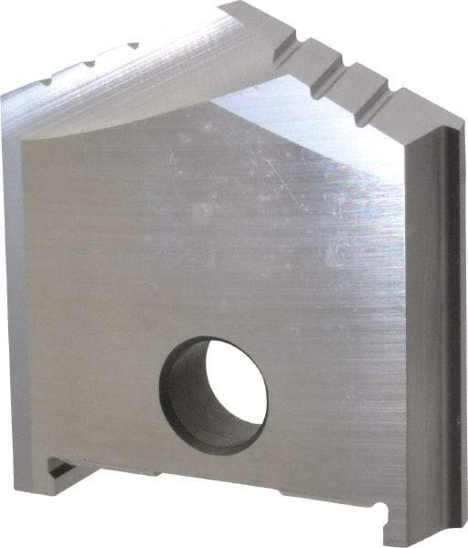 Allied Machine and Engineering - 1-3/8" Diam x 11/16" Thick, Seat Code B, 130° Included Angle Spade Drill Insert - Uncoated Powdered Metal, Powdered Metal, Series B - Apex Tool & Supply