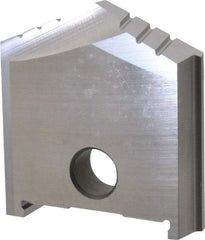 Allied Machine and Engineering - 1-3/8" Diam x 11/16" Thick, Seat Code B, 130° Included Angle Spade Drill Insert - Uncoated Powdered Metal, Powdered Metal, Series B - Apex Tool & Supply