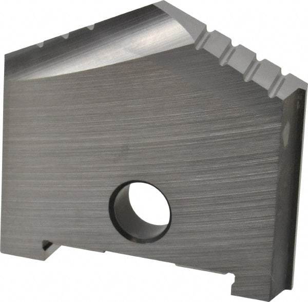 Allied Machine and Engineering - 1-5/8" Diam x 9/32" Thick, Seat Code B, 130° Included Angle Spade Drill Insert - Uncoated Powdered Metal, Powdered Metal, Series B - Apex Tool & Supply