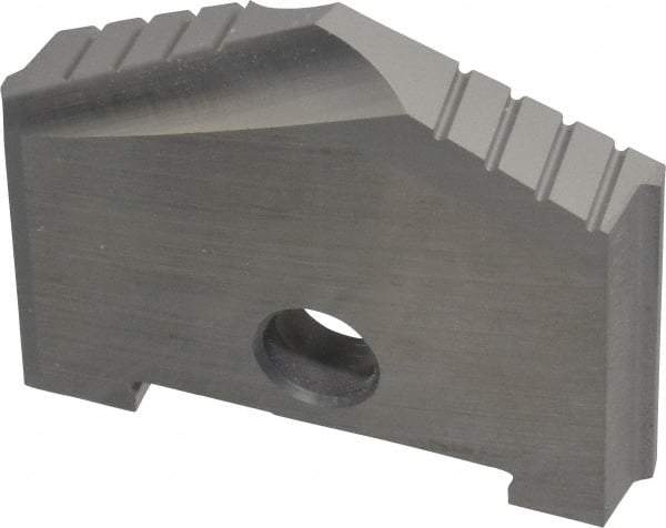 Allied Machine and Engineering - 1-3/4" Diam x 9/32" Thick, Seat Code B, 130° Included Angle Spade Drill Insert - Uncoated Powdered Metal, Powdered Metal, Series B - Apex Tool & Supply