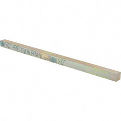 Precision Brand - 12" Long, Zinc Yellow Dichromate Key Stock - Oversized Key Stock - Apex Tool & Supply