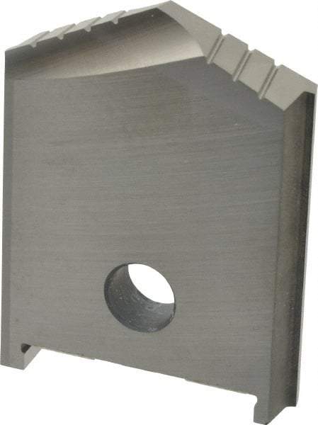 Allied Machine and Engineering - 1-9/16" Diam x 5/16" Thick, Seat Code C, 130° Included Angle Spade Drill Insert - Uncoated Powdered Metal, Powdered Metal, Series C - Apex Tool & Supply