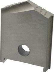 Allied Machine and Engineering - 1-9/16" Diam x 5/16" Thick, Seat Code C, 130° Included Angle Spade Drill Insert - Uncoated Powdered Metal, Powdered Metal, Series C - Apex Tool & Supply