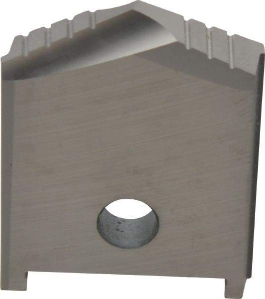 Allied Machine and Engineering - 1-5/8" Diam x 5/16" Thick, Seat Code C, 130° Included Angle Spade Drill Insert - Uncoated Powdered Metal, Powdered Metal, Series C - Apex Tool & Supply