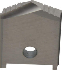 Allied Machine and Engineering - 1-5/8" Diam x 5/16" Thick, Seat Code C, 130° Included Angle Spade Drill Insert - Uncoated Powdered Metal, Powdered Metal, Series C - Apex Tool & Supply