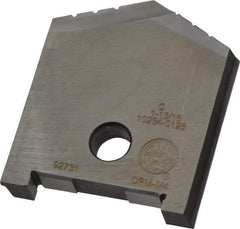 Allied Machine and Engineering - 1-13/16" Diam x 5/16" Thick, Seat Code C, 130° Included Angle Spade Drill Insert - Uncoated Powdered Metal, Powdered Metal, Series C - Apex Tool & Supply