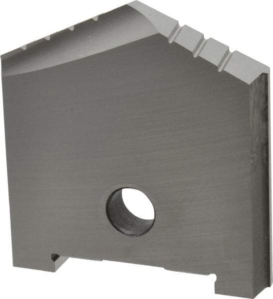 Allied Machine and Engineering - 1-31/32" Diam x 11/16" Thick, Seat Code C, 130° Included Angle Spade Drill Insert - Uncoated Powdered Metal, Powdered Metal, Series C - Apex Tool & Supply