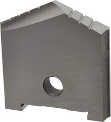 Allied Machine and Engineering - 1-31/32" Diam x 11/16" Thick, Seat Code C, 130° Included Angle Spade Drill Insert - Uncoated Powdered Metal, Powdered Metal, Series C - Apex Tool & Supply