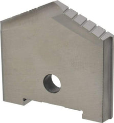 Allied Machine and Engineering - 2-1/4" Diam x 9/32" Thick, Seat Code C, 130° Included Angle Spade Drill Insert - Uncoated Powdered Metal, Powdered Metal, Series C - Apex Tool & Supply