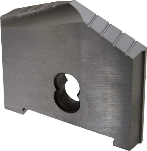 Allied Machine and Engineering - 2-9/16" Diam x 5/16" Thick, Seat Code D, 130° Included Angle Spade Drill Insert - Uncoated Powdered Metal, Powdered Metal, Series D - Apex Tool & Supply