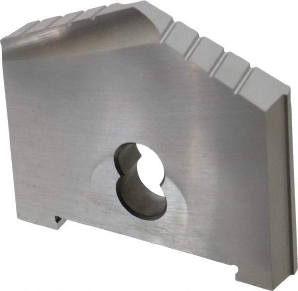 Allied Machine and Engineering - 2-5/8" Diam x 3/8" Thick, Seat Code D, 130° Included Angle Spade Drill Insert - Uncoated Powdered Metal, Powdered Metal, Series D - Apex Tool & Supply