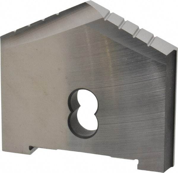 Allied Machine and Engineering - 2-3/4" Diam x 3/8" Thick, Seat Code D, 130° Included Angle Spade Drill Insert - Uncoated Powdered Metal, Powdered Metal, Series D - Apex Tool & Supply