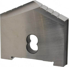 Allied Machine and Engineering - 2-3/4" Diam x 3/8" Thick, Seat Code D, 130° Included Angle Spade Drill Insert - Uncoated Powdered Metal, Powdered Metal, Series D - Apex Tool & Supply