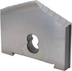 Allied Machine and Engineering - 2-13/16" Diam x 11/16" Thick, Seat Code D, 130° Included Angle Spade Drill Insert - Uncoated Powdered Metal, Powdered Metal, Series D - Apex Tool & Supply