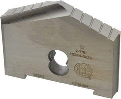 Allied Machine and Engineering - 2-7/8" Diam x 3/8" Thick, Seat Code D, 130° Included Angle Spade Drill Insert - Uncoated Powdered Metal, Powdered Metal, Series D - Apex Tool & Supply