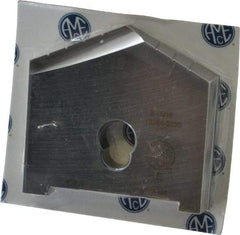 Allied Machine and Engineering - 2-15/16" Diam x 7/16" Thick, Seat Code E, 130° Included Angle Spade Drill Insert - Uncoated Powdered Metal, Powdered Metal, Series E - Apex Tool & Supply