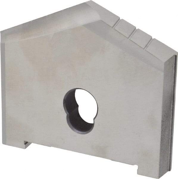 Allied Machine and Engineering - 3" Diam x 7/16" Thick, Seat Code E, 130° Included Angle Spade Drill Insert - Uncoated Powdered Metal, Powdered Metal, Series E - Apex Tool & Supply