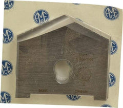 Allied Machine and Engineering - 3-1/16" Diam x 5/16" Thick, Seat Code E, 130° Included Angle Spade Drill Insert - Uncoated Powdered Metal, Powdered Metal, Series E - Apex Tool & Supply