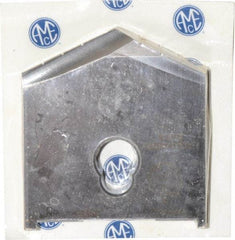 Allied Machine and Engineering - 3-1/16" Diam x 3/8" Thick, Seat Code F, 130° Included Angle Spade Drill Insert - Uncoated Powdered Metal, Powdered Metal, Series F - Apex Tool & Supply